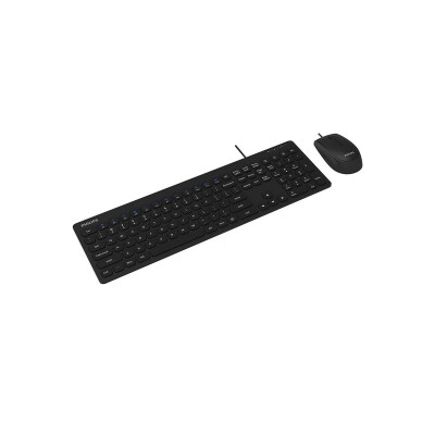 Philips 2000 series SPT6207BL 00 keyboard Mouse included Universal USB QWERTY English Black