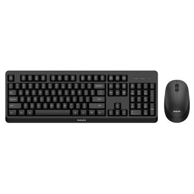 Philips 3000 series SPT6307BL 34 keyboard Mouse included Universal RF Wireless QWERTY English Black