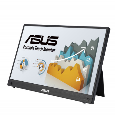 ASUS ZenScreen MB16AHT computer monitor 39.6 cm (15.6") 1920 x 1080 pixels Full HD Touchscreen Black