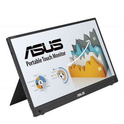 ASUS ZenScreen MB16AHT computer monitor 39.6 cm (15.6") 1920 x 1080 pixels Full HD Touchscreen Black