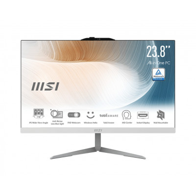 MSI Modern AM242 12M-644IT Intel® Core™ i5 i5-1235U 60.5 cm (23.8") 1920 x 1080 pixels All-in-One PC 8 GB DDR4-SDRAM 512 GB SSD