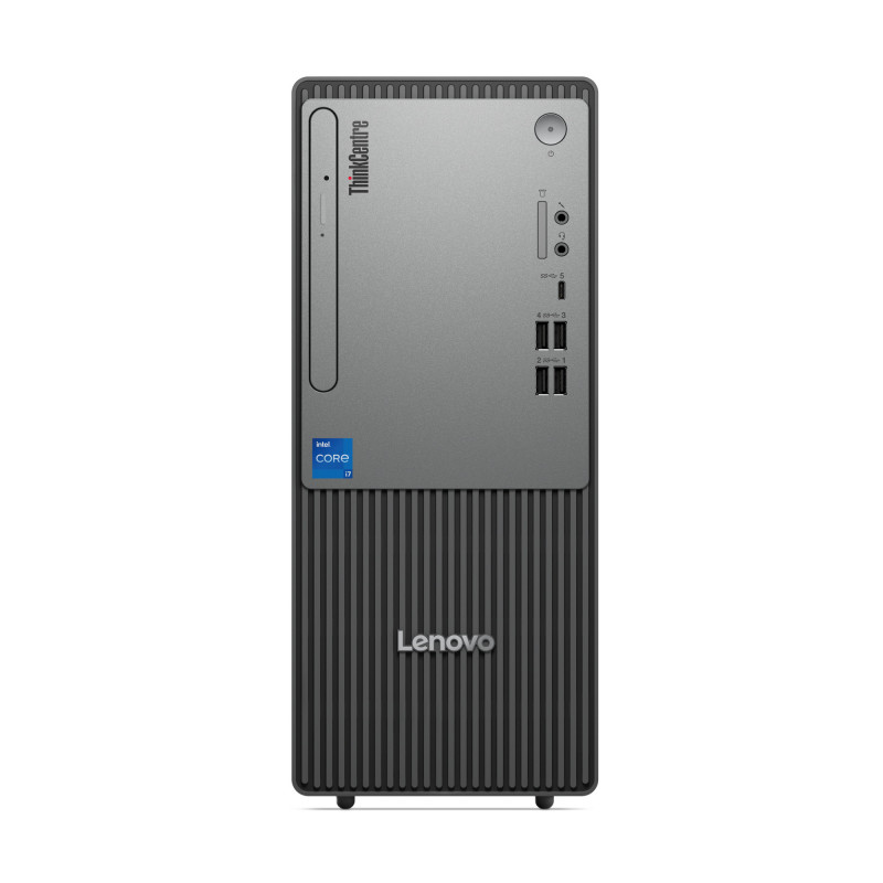 Lenovo ThinkCentre neo 50t Intel® Core™ i7 i7-13700 16 GB DDR5-SDRAM 512 GB SSD Windows 11 Pro Tower PC Black, Grey