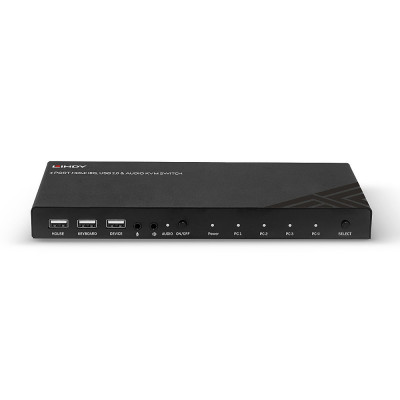 Lindy KVM Switch HDMI 18G, USB 2.0 & Audio, 4 Port