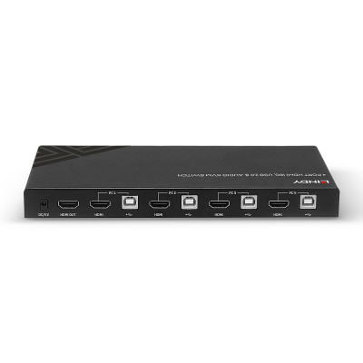 Lindy KVM Switch HDMI 18G, USB 2.0 & Audio, 4 Port