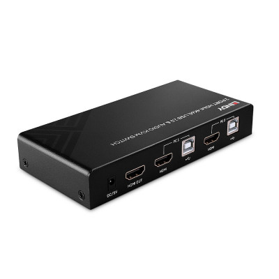 Lindy 2 Port HDMI 4K60, USB 2.0 and Audio KVM Switch