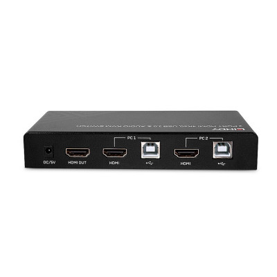 Lindy 2 Port HDMI 4K60, USB 2.0 and Audio KVM Switch