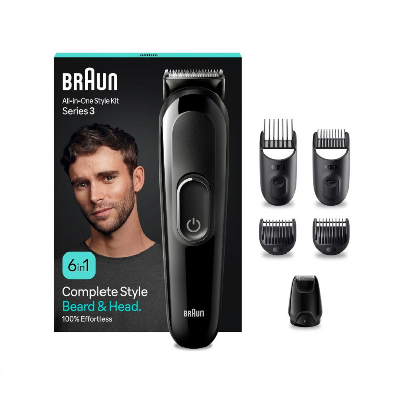 Braun BEARD TRIMMER Men\'s Hair Trimmer, Electric Beard & Hair Shaver