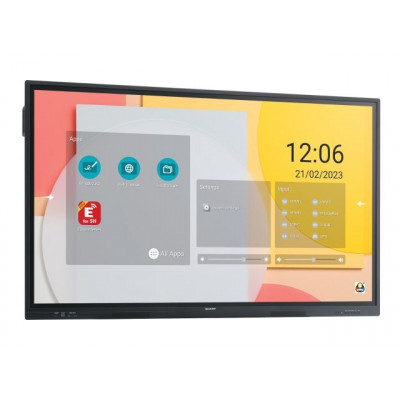 Sharp PN-LC862 Digital signage flat panel 2.18 m (86") LCD Wi-Fi 450 cd m² 4K Ultra HD Black Touchscreen Built-in processor