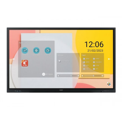 Sharp PN-LC862 Digital signage flat panel 2.18 m (86") LCD Wi-Fi 450 cd m² 4K Ultra HD Black Touchscreen Built-in processor