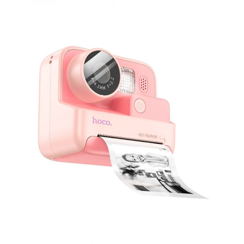 HOCO children\'s camera with printer DV200 pink