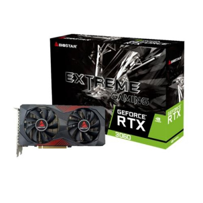 SVGA BIOSTAR NVIDIA RTX3060-12GB GDDR6 192Bit 3*DP+HDMI PCI-E 4.0