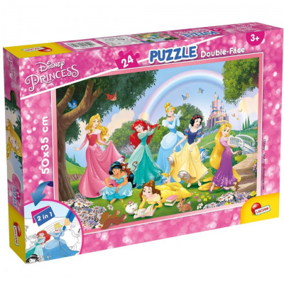 Disney-Princess Puzzle DF, 24 Pieces, Multicolor, 50X35 cm