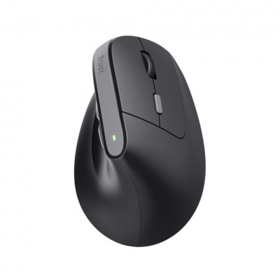 Trust BAYO II Ergonomic Wireless Mouse Vertical Angle, Black