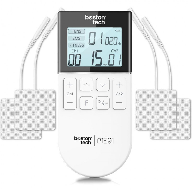 Boston Tech Digital TENS EMS Fitness 3 in 1 Electric Nerve Stimulation Pain Relief