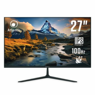 MONITOR ATLANTIS LED 27" Wide A05-HE27IF-VHDM IPS 1920x1080 100HZ 5ms 240±10cd/m² 1.000:1 VESA MM VGA HDMI DP Black