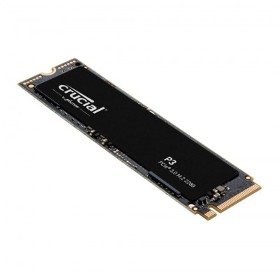 Crucial P3 500GB PCIe Gen3 3D NAND NVMe M.2 SSD