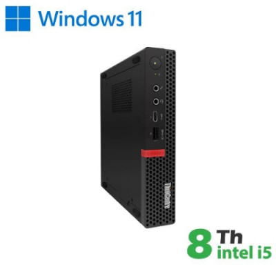 Tiny PC LENOVO RINOVO REFURBISHED ThinkCentre M720Q RN85522111 SFF i5-8x00t 8GB SSD NEW 256GB NO DVD W11P