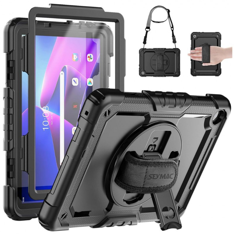 Seymac Case for Lenovo Tab M10 3rd Gen 10.1 Inch 2022 with screen protector