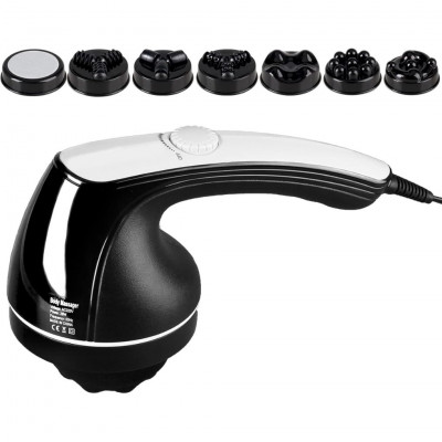 7 in 1 Electric Anti-Cellulite Massager, Equipped with 7 Interchangeable Heads, Portable and Multipurpose