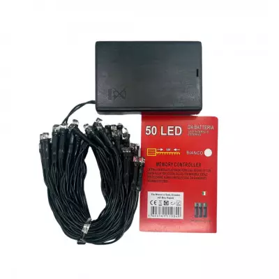 LED Christmas Lights  L 50 WHITE 6M