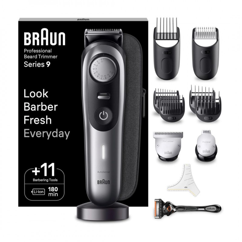 Braun BT9440 Series 9 Electric Beard Razor with Problade Beard Blader