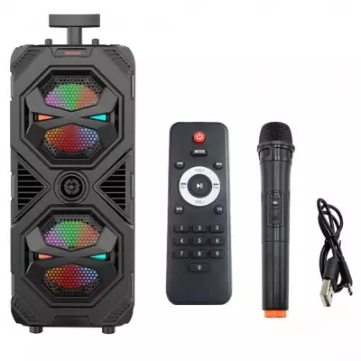 Speaker Karaoke System with Wired Microphone 20W