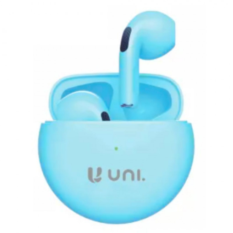 UNI Mini Macaron Wireless Earbuds, Blue