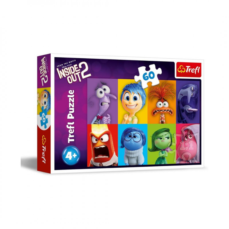 Inside Out 2, Discover Your Emotions - Puzzle 60 Pieces