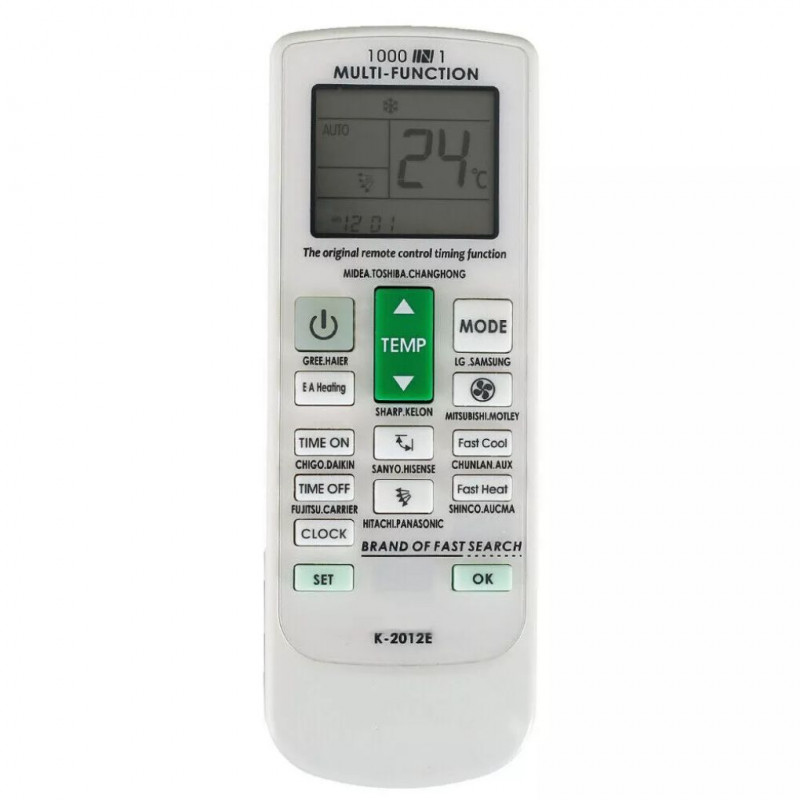 Universal LCD Screen A/C Remote Control Controller For Air Conditioner