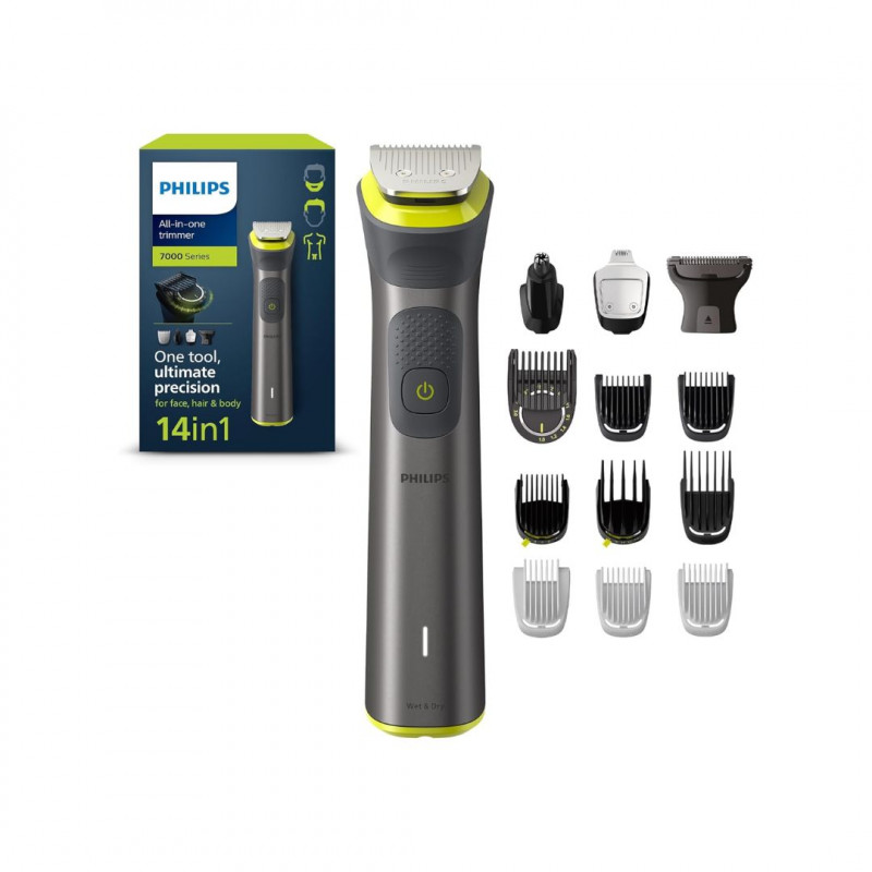 Philips 7000 Series All-in-One 14 in 1 Multigroom Face, Head and Body