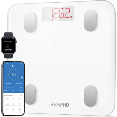 RENPHO Body Fat Bathroom Bluetooth Smart Digital Scale with App.