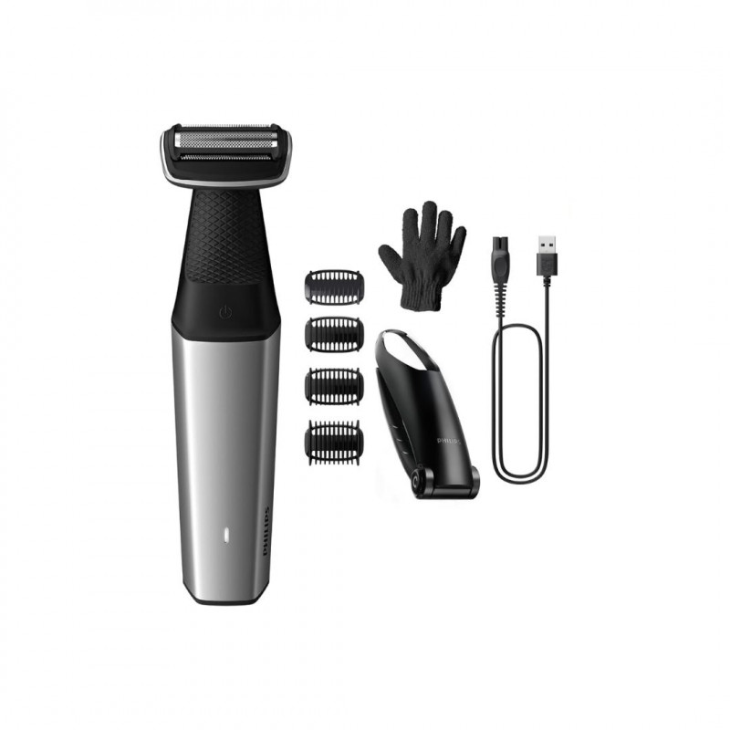 Philips Bodygroom Series 5000, Waterproof Trimmer for Intimate Area and Body