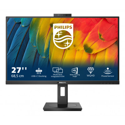 Philips 5000 series 27B1U5601H 00 LED display 68.6 cm (27") 2560 x 1440 pixels Quad HD LCD Black