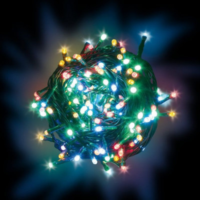 VAC 50 LED Christmas Tree Lights RGB 6 Meters Batteries Included