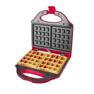 Hoomei Waffle Maker 2 Places 750W Red