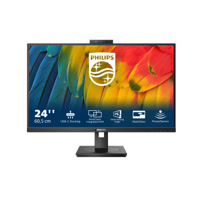 Philips 5000 series 24B1U5301H 00 LED display 60.5 cm (23.8") 1920 x 1080 pixels Full HD LCD Black