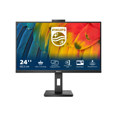 Philips 5000 series 24B1U5301H 00 LED display 60.5 cm (23.8") 1920 x 1080 pixels Full HD LCD Black