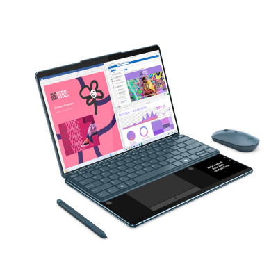 Lenovo Yoga Book 9 13IMU9 Intel Core Ultra 7 155U Hybrid (2-in-1) 33.8 cm (13.3") Touchscreen 2.8K 32 GB LPDDR5x-SDRAM 1 TB SSD