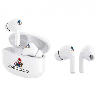 Super Mario Kart Wireless Earpods White