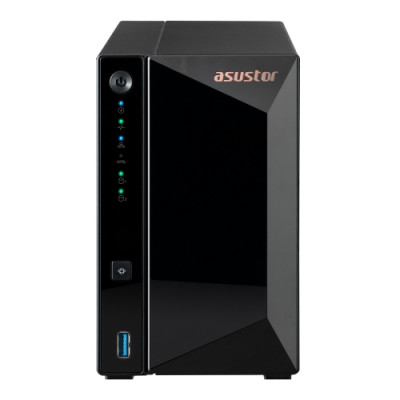 ASUSTOR NAS TOWER 2 bay, Realtek RTD1619B, Quad-Core, 1.7GHz, 2GB RAM, 2.5GbE x1, USB3.2 Gen1 x3, WOW (Wake on WAN) .. AS3302Tv2