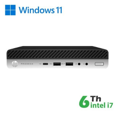 ULTRA MINI PC HP RINOVO REFURBISHED DM 600-800 G3 RN65634111 i7-6x00T 16GB SSD NEW 480GB W11