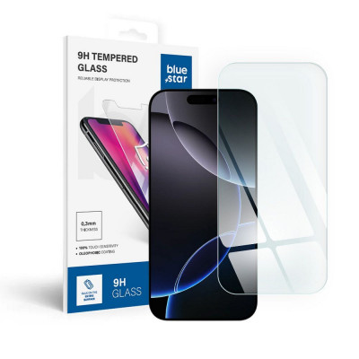 Blue Star Tempered Glass Screen Protector - for iPhone 16 Pro Max