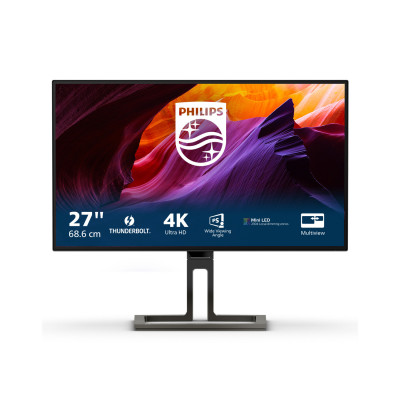 Philips Brilliance 27B1U7903 00 LED display 68.6 cm (27") 3840 x 2160 pixels 4K Ultra HD Black