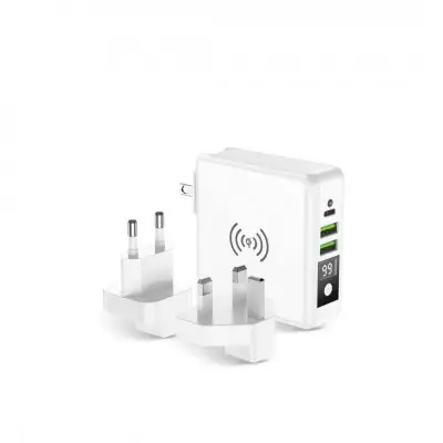 FORCELL F-ENERGY multifunctional charger 15W 4in1 with USB/USB-C socket