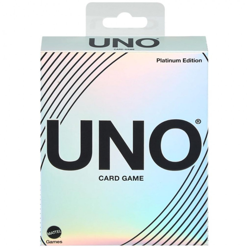 Mattel Games UNO Platinum Edition, premium collectible cards