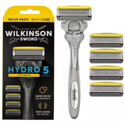 Wilkinson Sword Hydro 5 Ultimate Pack with 1 razor + 4 replacement blades