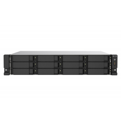 QNAP TS-1273AU-RP-8G NAS storage server Rack (2U) Ryzen Embedded V1500B 8 GB DDR4 0 TB QNAP QTS Aluminium, Black