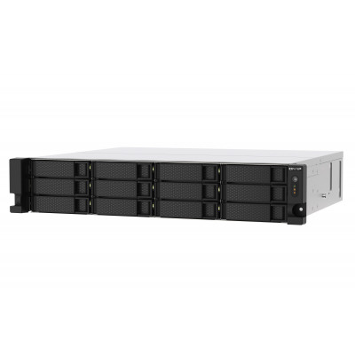 QNAP TS-1273AU-RP-8G NAS storage server Rack (2U) Ryzen Embedded V1500B 8 GB DDR4 0 TB QNAP QTS Aluminium, Black