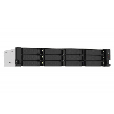 QNAP TS-1273AU-RP-8G NAS storage server Rack (2U) Ryzen Embedded V1500B 8 GB DDR4 0 TB QNAP QTS Aluminium, Black