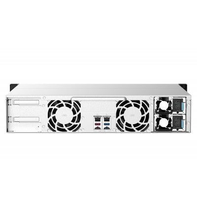 QNAP TS-1273AU-RP-8G NAS storage server Rack (2U) Ryzen Embedded V1500B 8 GB DDR4 0 TB QNAP QTS Aluminium, Black